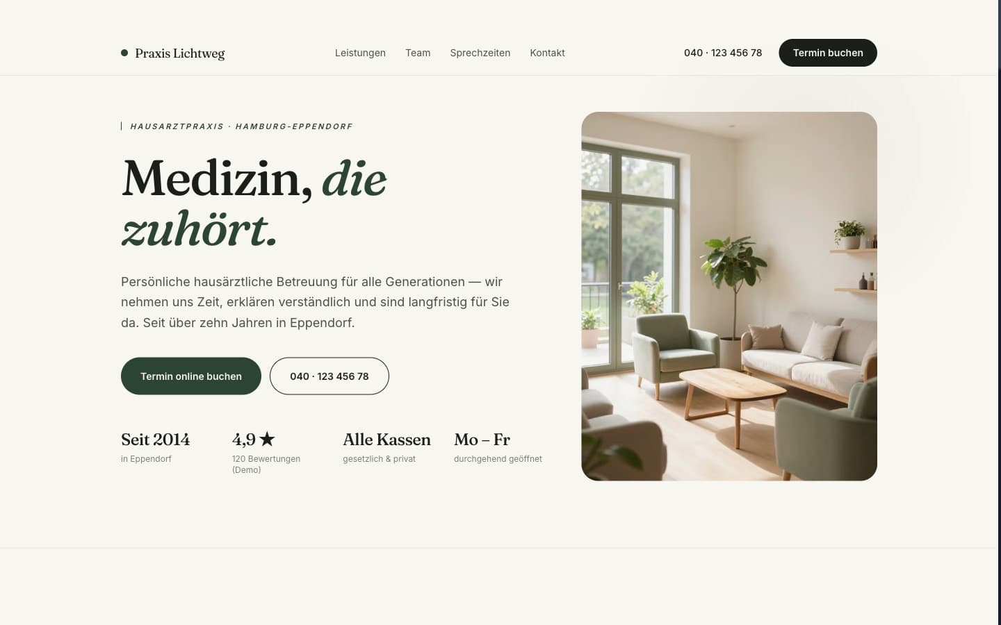Praxis Lichtweg — Vorschau